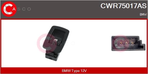 CASCO Spínač elektrického otvárania okien CWR75017AS 1