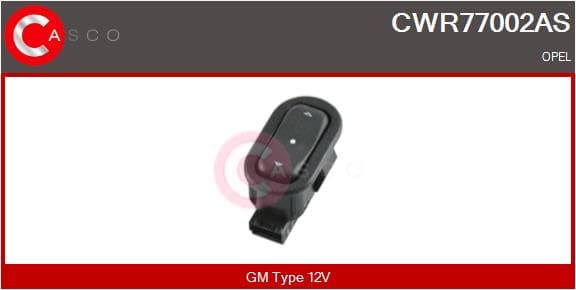 CASCO Spínač elektrického otvárania okien CWR77002AS 1