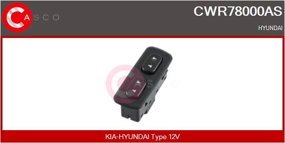 CASCO Spínač elektrického otvárania okien CWR78000AS 1