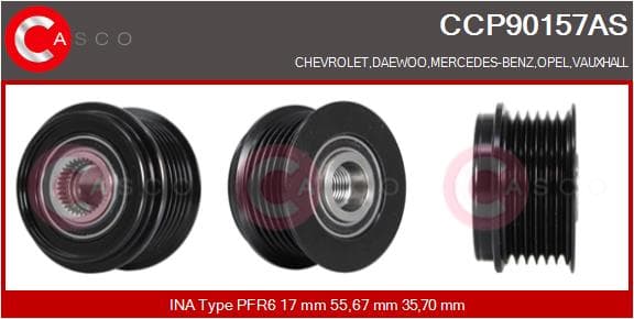 CASCO Remenica alternátora CCP90157AS 1