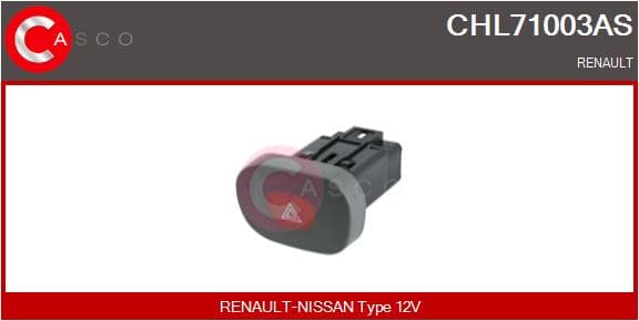 CASCO Vypínač Výstražných smeroviek CHL71003AS 1