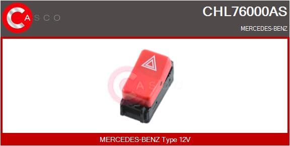 CASCO Vypínač Výstražných smeroviek CHL76000AS 1