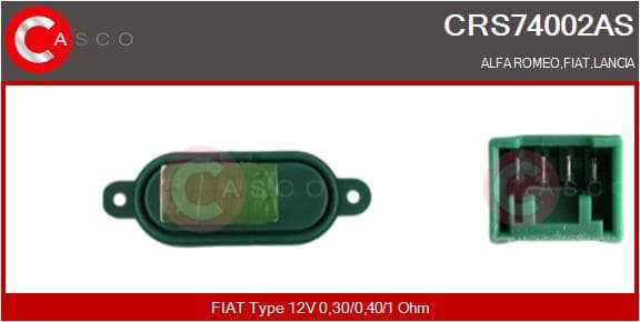 CASCO Odpor vnútorného ventilátora CRS74002AS 1