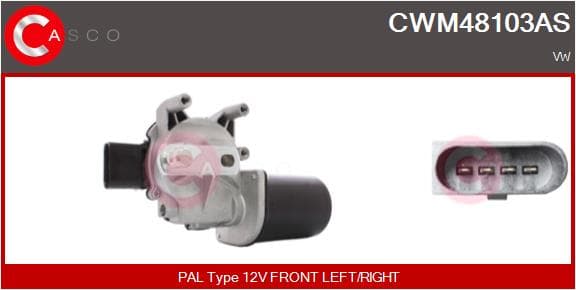 CASCO Motor stieračov CWM48103AS 1