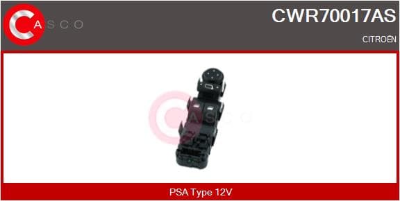 CASCO Spínač elektrického otvárania okien CWR70017AS 1