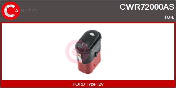 CASCO Spínač elektrického otvárania okien CWR72000AS 1