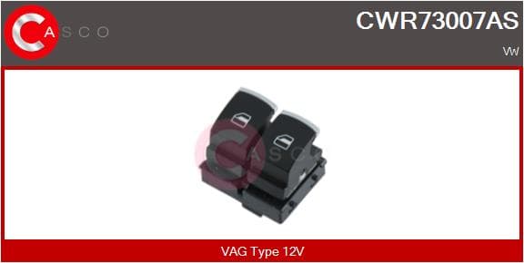 CASCO Spínač elektrického otvárania okien CWR73007AS 1