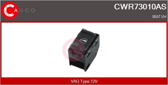 CASCO Spínač elektrického otvárania okien CWR73010AS 1