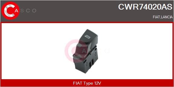 CASCO Spínač elektrického otvárania okien CWR74020AS 1