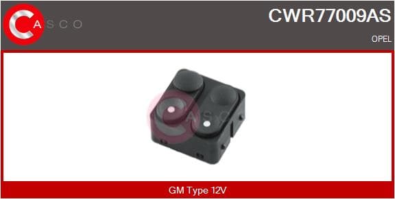 CASCO Spínač elektrického otvárania okien CWR77009AS 1