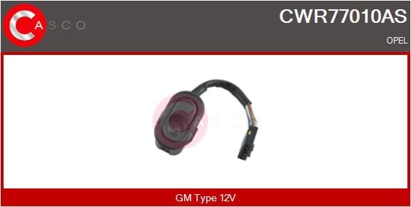 CASCO Spínač elektrického otvárania okien CWR77010AS 1