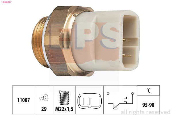 EPS Teplotný spínač ventilátora chladenia 1850027 1