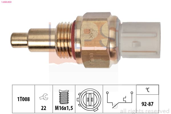 EPS Teplotný spínač ventilátora chladenia 1850050 1