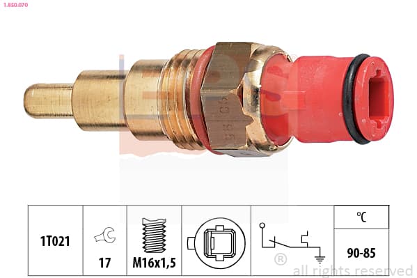 EPS Teplotný spínač ventilátora chladenia 1850070 1