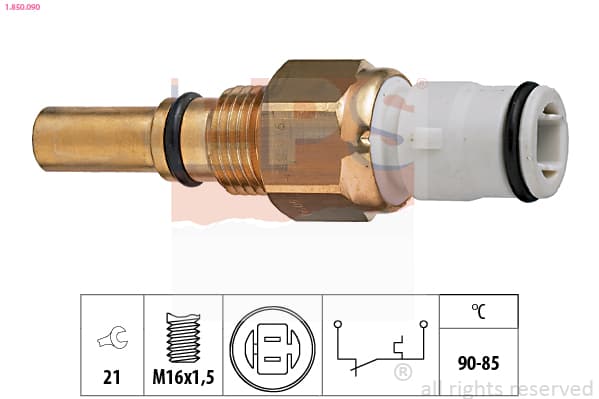 EPS Teplotný spínač ventilátora chladenia 1850090 1