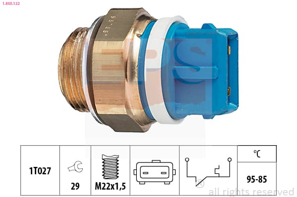 EPS Teplotný spínač ventilátora chladenia 1850122 1