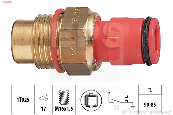 EPS Teplotný spínač ventilátora chladenia 1850156 1