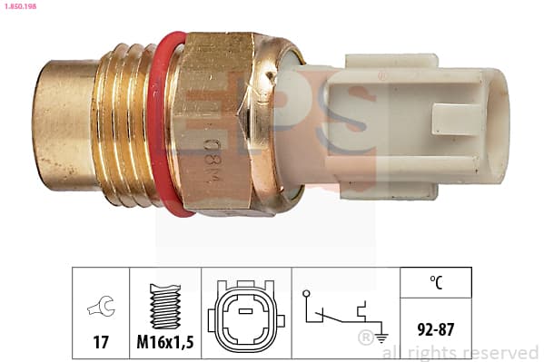 EPS Teplotný spínač ventilátora chladenia 1850198 1