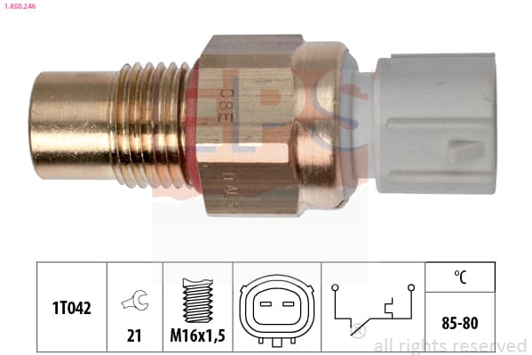 EPS Teplotný spínač ventilátora chladenia 1850246 1