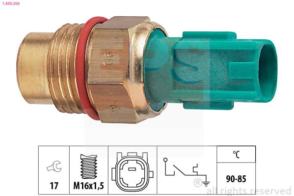 EPS Teplotný spínač ventilátora chladenia 1850266 1