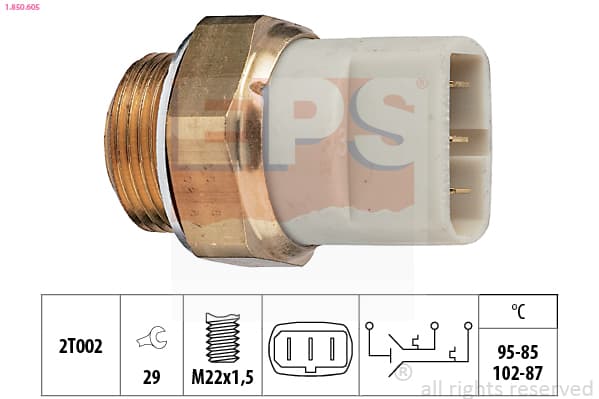 EPS Teplotný spínač ventilátora chladenia 1850605 1