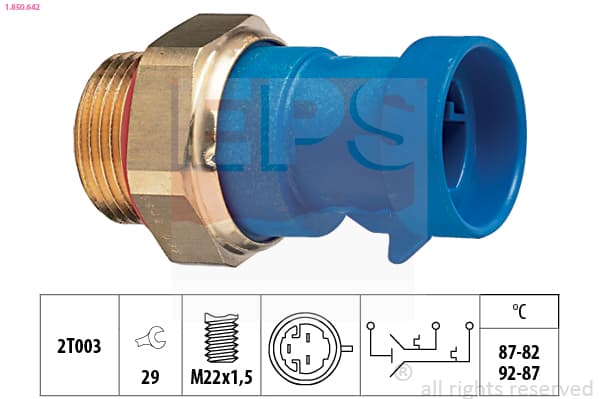 EPS Teplotný spínač ventilátora chladenia 1850642 1