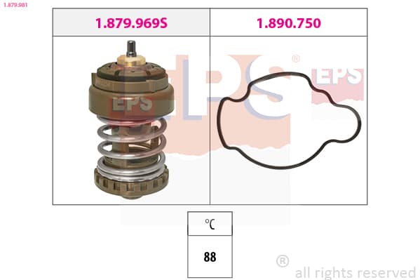 EPS Termostat chladenia 1.879.981 1