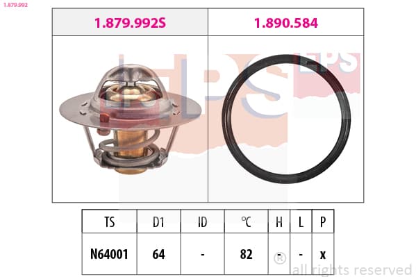 EPS Termostat chladenia 1.879.992 1