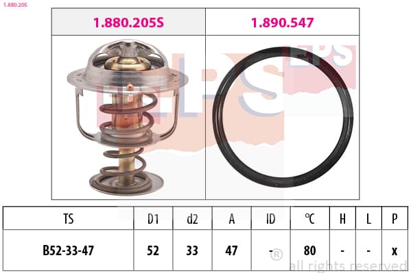 EPS Termostat chladenia 1880205 1
