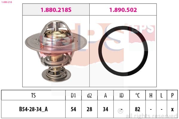 EPS Termostat chladenia 1.880.218 1