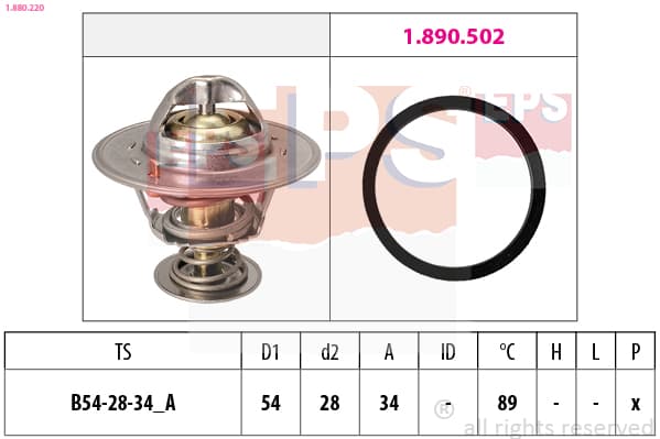 EPS Termostat chladenia 1880220 1