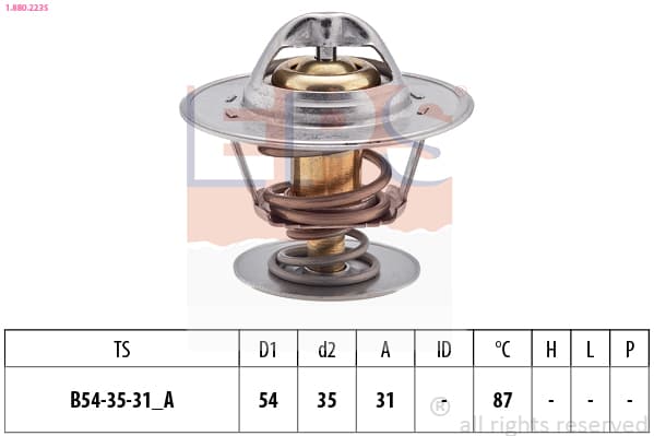 EPS Termostat chladenia 1880223S 1
