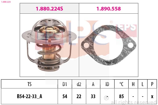 EPS Termostat chladenia 1880224 1