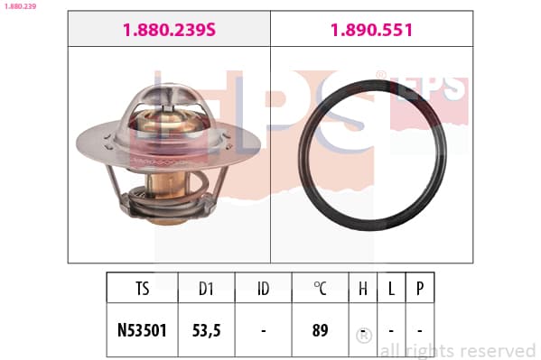 EPS Termostat chladenia 1880239 1