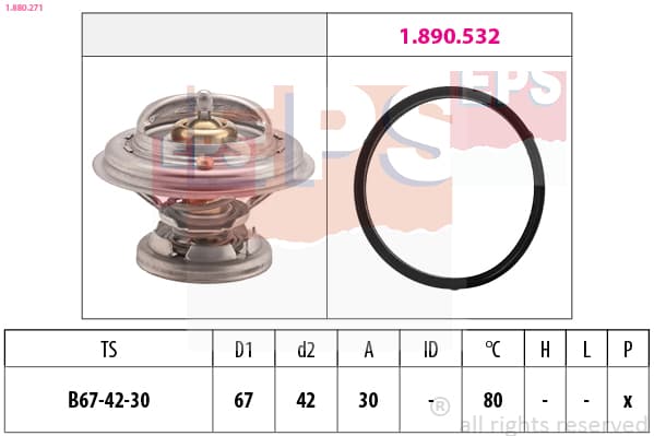 EPS Termostat chladenia 1880271 1
