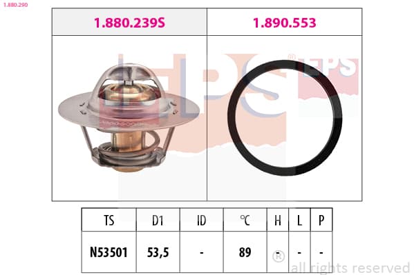 EPS Termostat chladenia 1880290 1