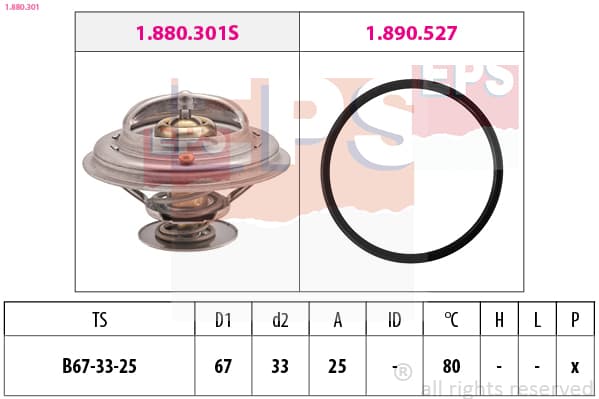 EPS Termostat chladenia 1880301 1