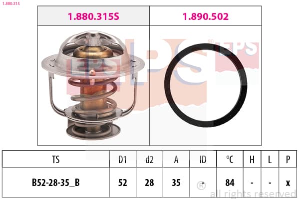 EPS Termostat chladenia 1.880.315 1