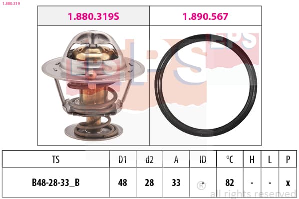 EPS Termostat chladenia 1.880.319 1