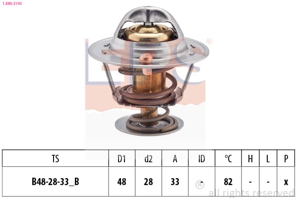 EPS Termostat chladenia 1880319S 1