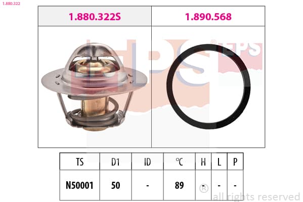 EPS Termostat chladenia 1880322 1