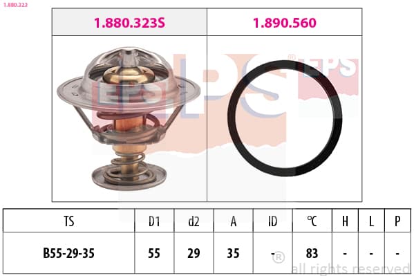 EPS Termostat chladenia 1880323 1