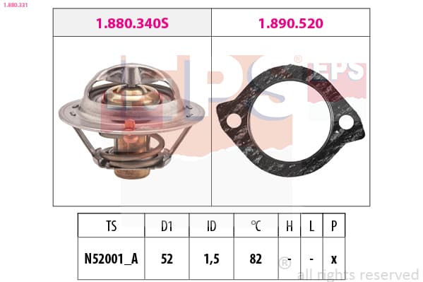 EPS Termostat chladenia 1880331 1