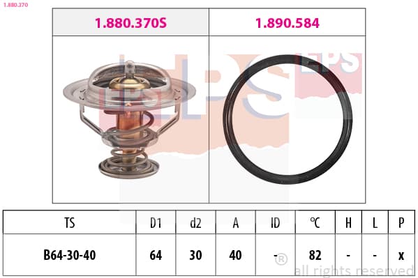 EPS Termostat chladenia 1.880.370 1