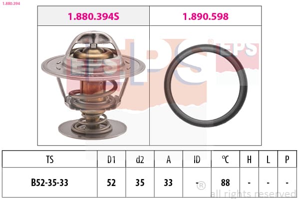 EPS Termostat chladenia 1880394 1