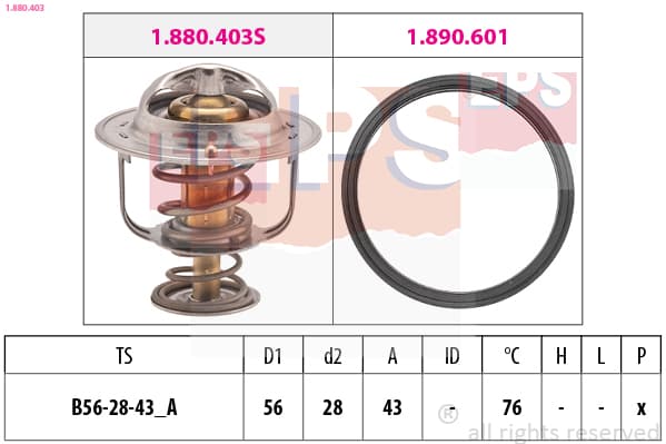 EPS Termostat chladenia 1880403 1