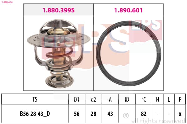 EPS Termostat chladenia 1.880.404 1