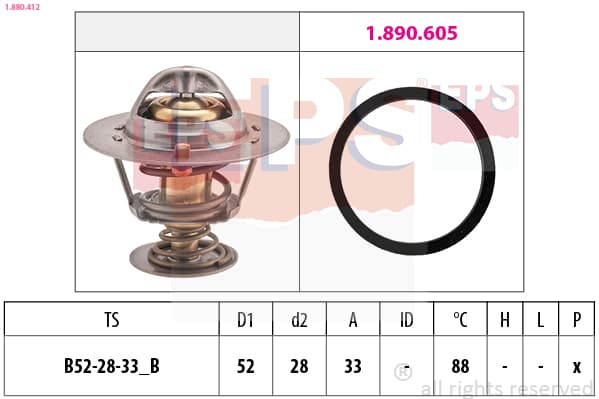 EPS Termostat chladenia 1880412 1