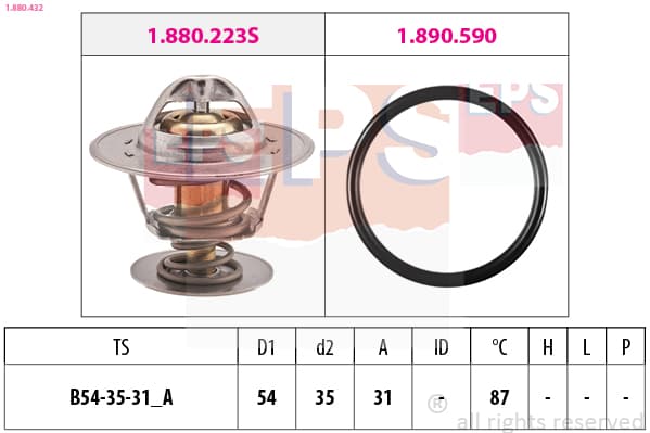 EPS Termostat chladenia 1880432 1