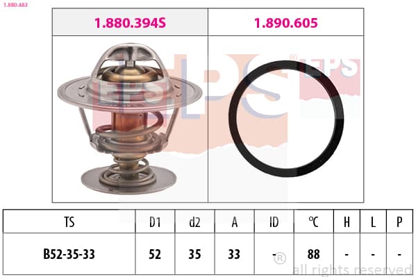 EPS Termostat chladenia 1880483 1